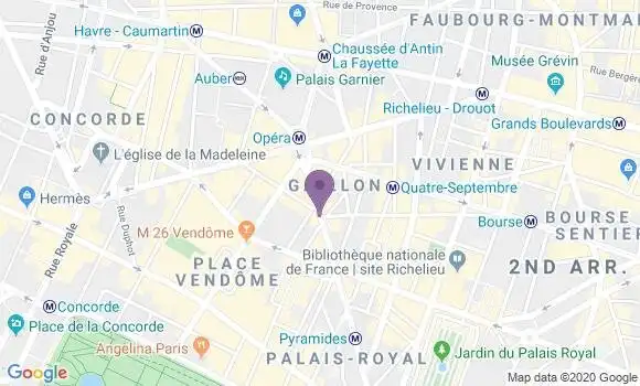 Localisation BNP Paribas Agence de Paris Avenue de l