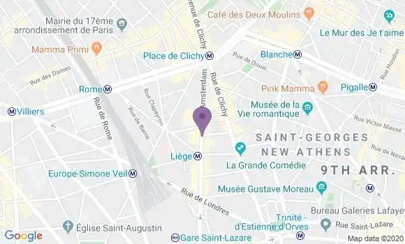 Localisation BNP Paribas Agence de Paris Rue d