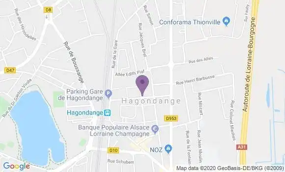 Localisation LCL Agence d