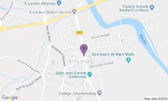 Localisation LCL Agence d