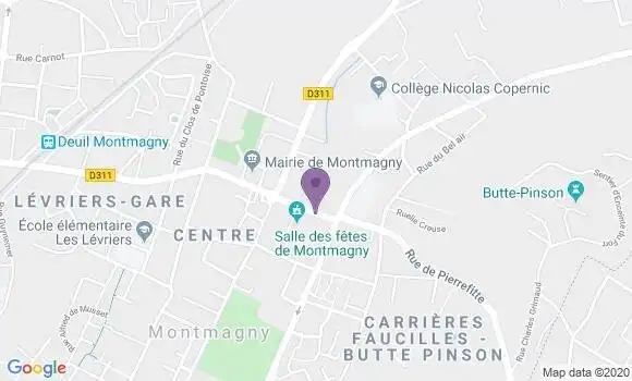 Localisation Banque Postale Agence de Soisy sous Montmorency