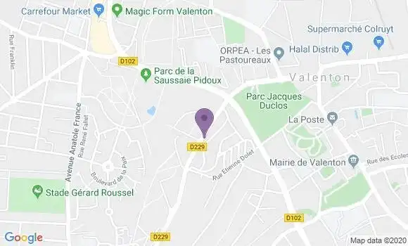 Localisation Banque Postale Agence de Villeneuve Saint Georges Leclerc
