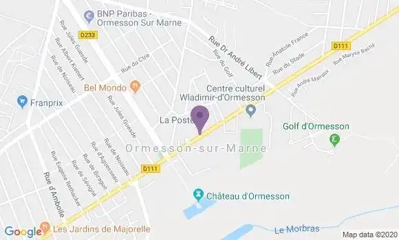 Localisation Banque Postale Agence d