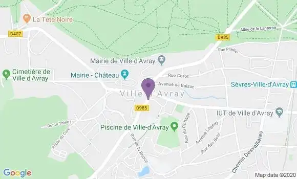 Localisation Banque Postale Agence de Ville d