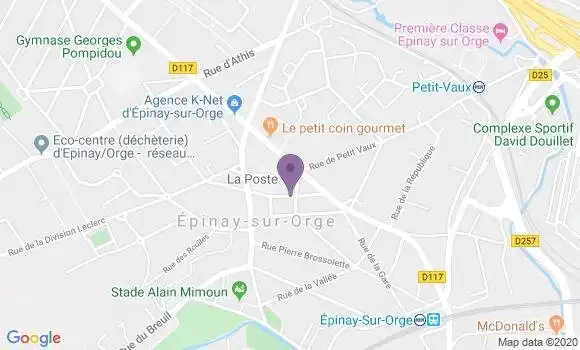 Localisation Banque Postale Agence d