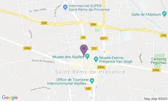 Localisation LCL Agence de Saint Rémy de Provence