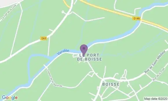 Localisation Banque Postale Agence de Fontenay le Comte
