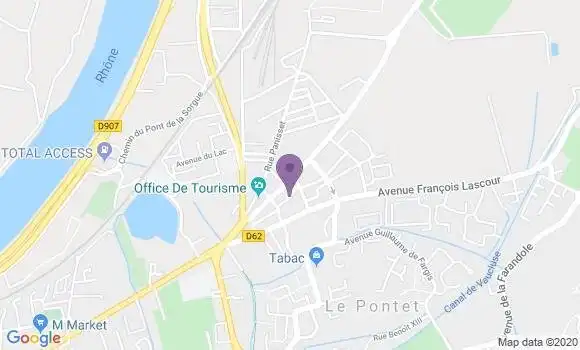 Localisation Banque Postale Agence de Le Pontet