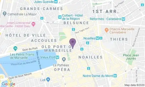 Localisation Société Générale Agence de Marseille Bourse