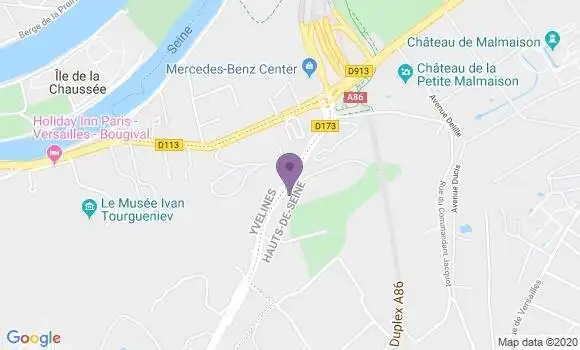 Localisation Banque Postale Agence de La Celle Saint Cloud Jonchère