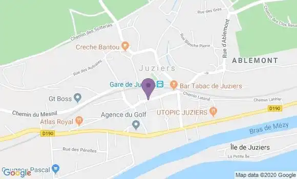 Localisation Banque Postale Agence de Juziers