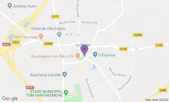 Localisation Banque Postale Agence d