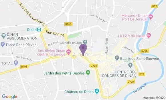 Localisation LCL Agence de Dinan