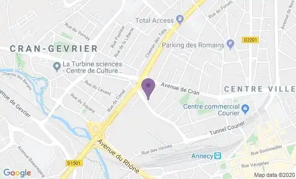 Localisation LCL Agence d