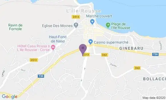 Localisation LCL Agence de L