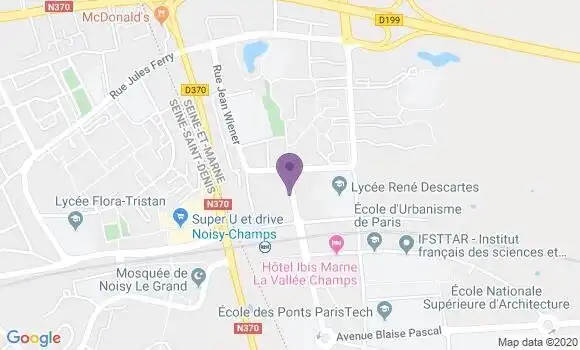Localisation Banque Postale Agence de Champs sur Marne Descartes