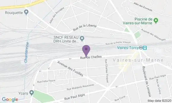 Localisation Banque Postale Agence de Champs sur Marne