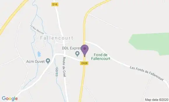 Localisation Banque Postale Agence de Foucarmont