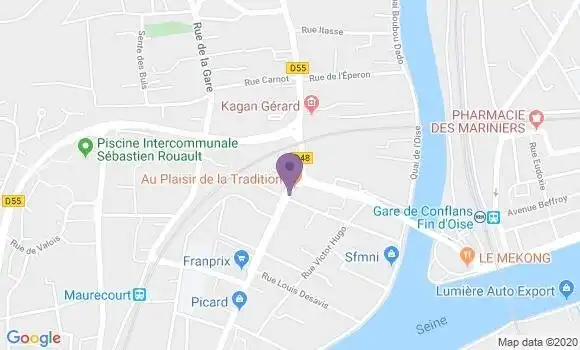 Localisation LCL Agence d