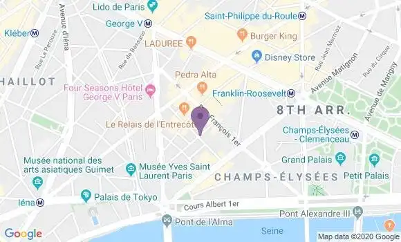 Localisation Banque Postale Agence de Paris la Trémoille