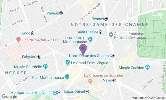 Localisation Banque Postale Agence de Paris Littre