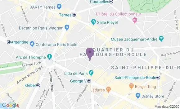 Localisation Banque Postale Agence de Paris Chambre de Commerce