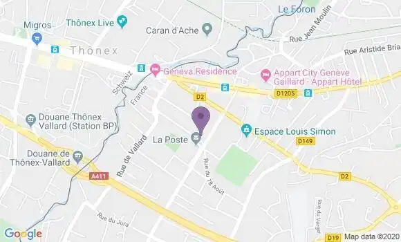 Localisation Banque Postale Agence d