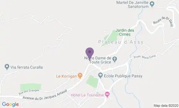 Localisation Banque Postale Agence de Plateau d