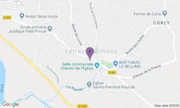 Localisation Banque Postale Agence de Ville la Grand