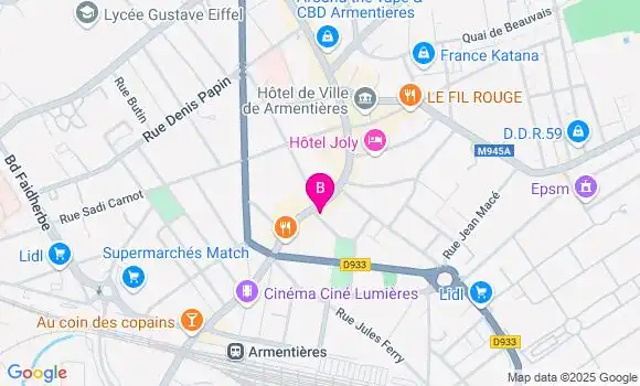 Localisation LCL Agence d