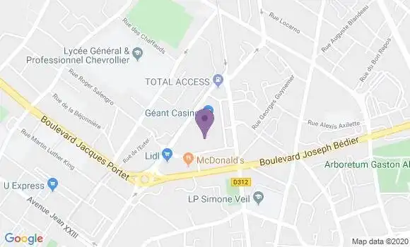 Localisation LCL Agence d