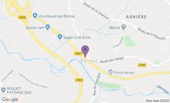 Localisation Banque Postale Agence de Bonne