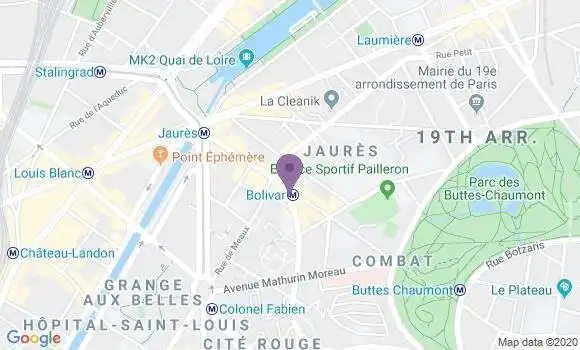 Localisation LCL Agence de Paris Secretan