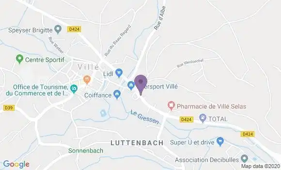Localisation Banque Postale Agence de Ville