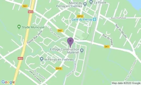 Localisation LCL Agence de Le Perray en Yvelines
