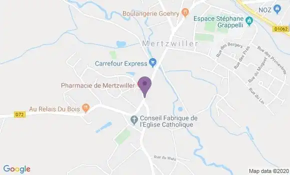 Localisation Banque Postale Agence de Mertzwiller