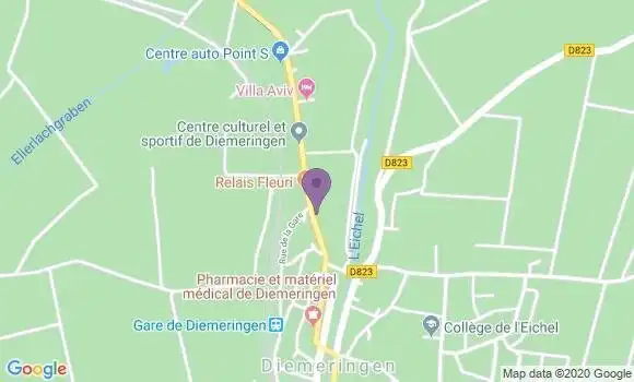 Localisation Banque Postale Agence de Diemeringen
