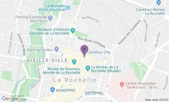 Localisation LCL Agence de La Rochelle Marché
