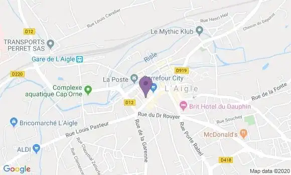 Localisation Banque Postale Agence de L