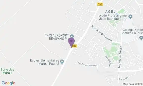 Localisation Banque Postale Agence de Beauvais Bellevue