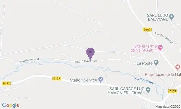 Localisation Banque Postale Agence de Songeons