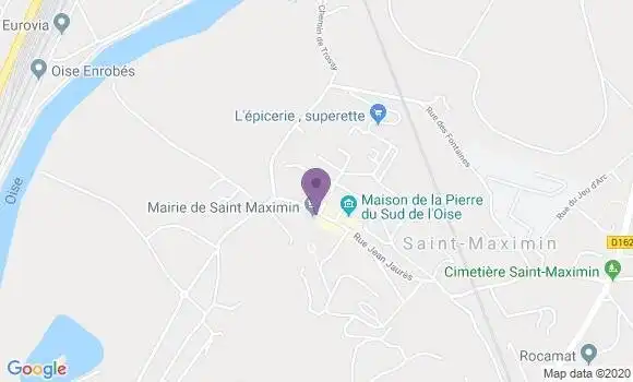Localisation Banque Postale Agence de Saint Maximin