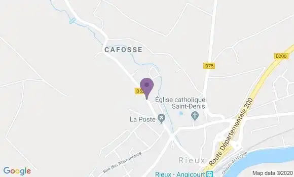 Localisation Banque Postale Agence de Rieux