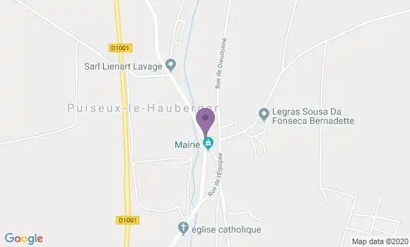 Localisation Banque Postale Agence de Bornel