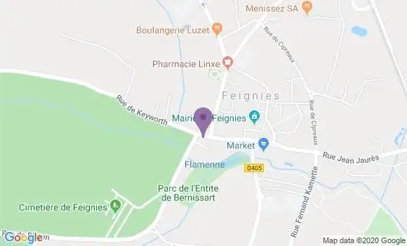 Localisation Banque Postale Agence de Louvroil