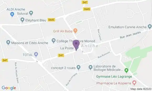 Localisation Banque Postale Agence d