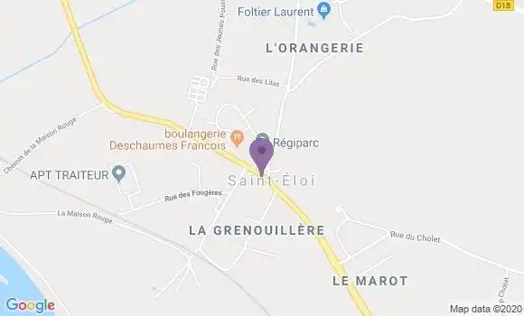 Localisation Banque Postale Agence de Magny Cours