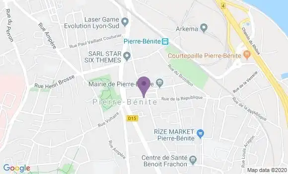 Localisation LCL Agence de Pierre Bénite
