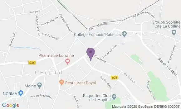 Localisation Banque Postale Agence de L