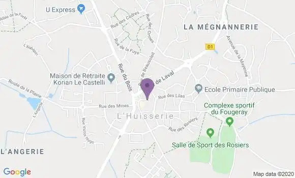 Localisation Banque Postale Agence de L